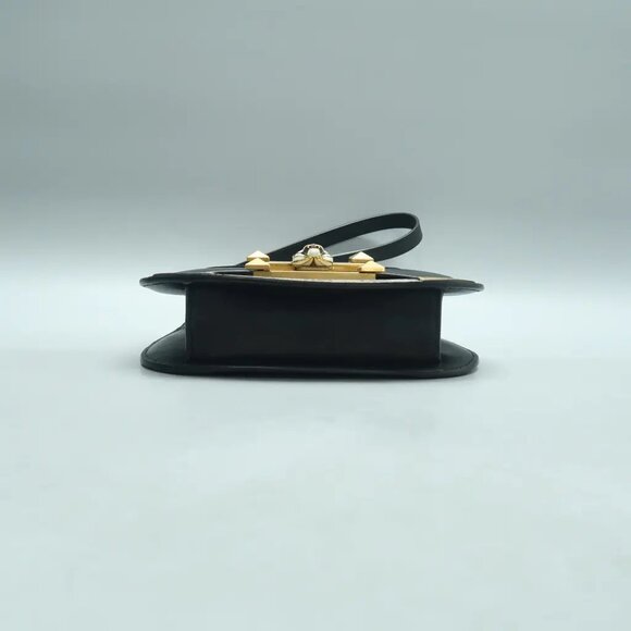 GUCCI Osiride Brown&Black Canvas&Leather Shoulder Bag 878-061825 - Picture 4 of 12